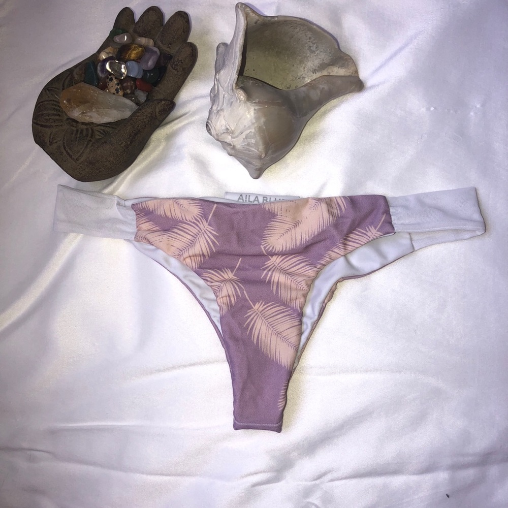 Aila Blue Floral Bikini Bottoms